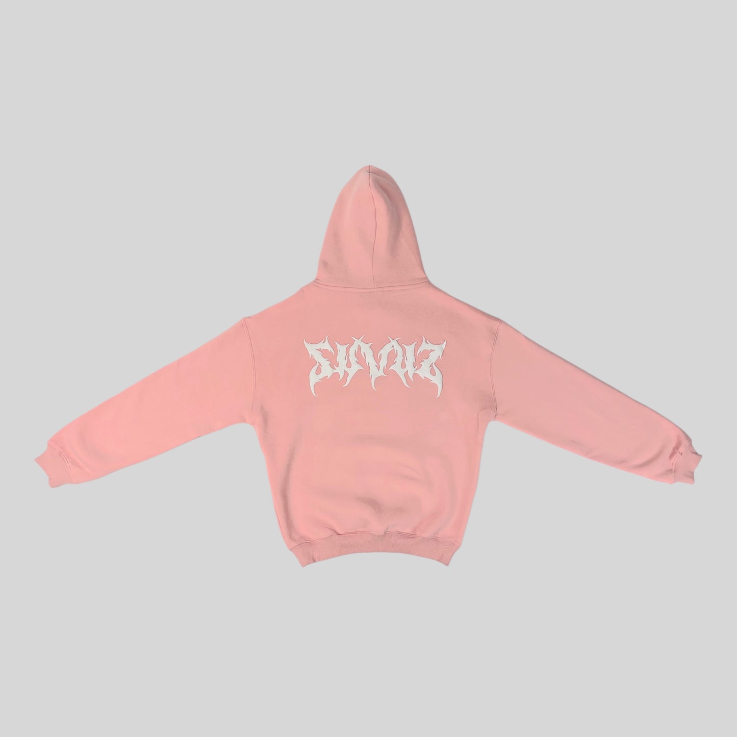 Aura Double Zip Hoodie - Flamingo