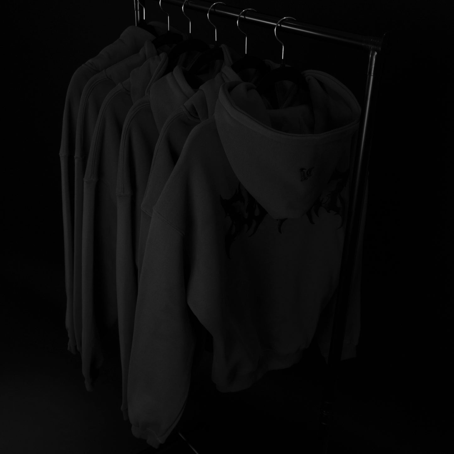 Aura Double Zip Hoodie - Mist Grey