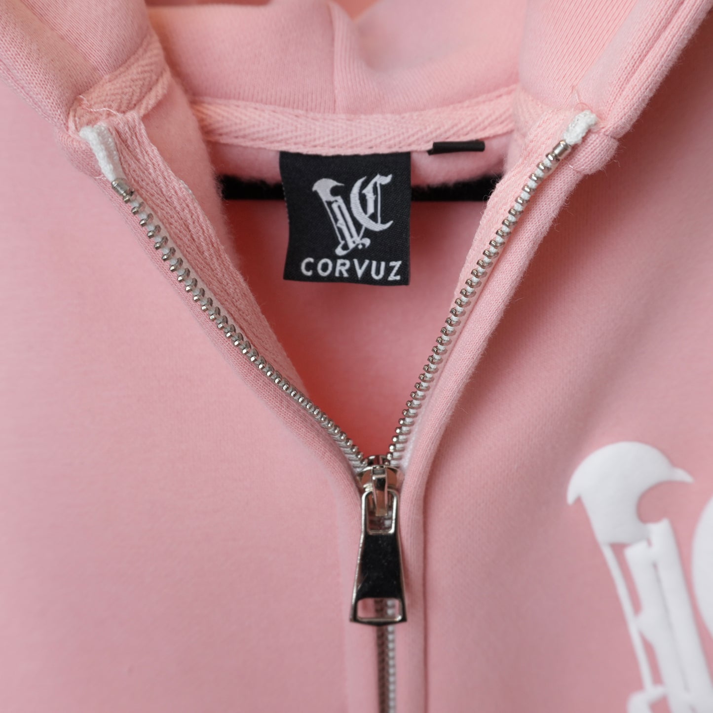 Aura Double Zip Hoodie - Flamingo