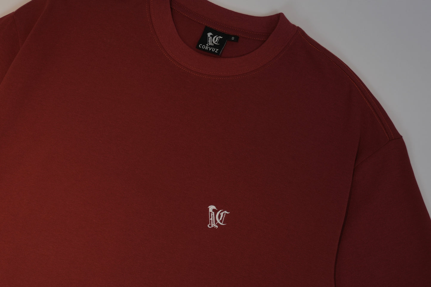 Corvuz Plain Box Tee - Red