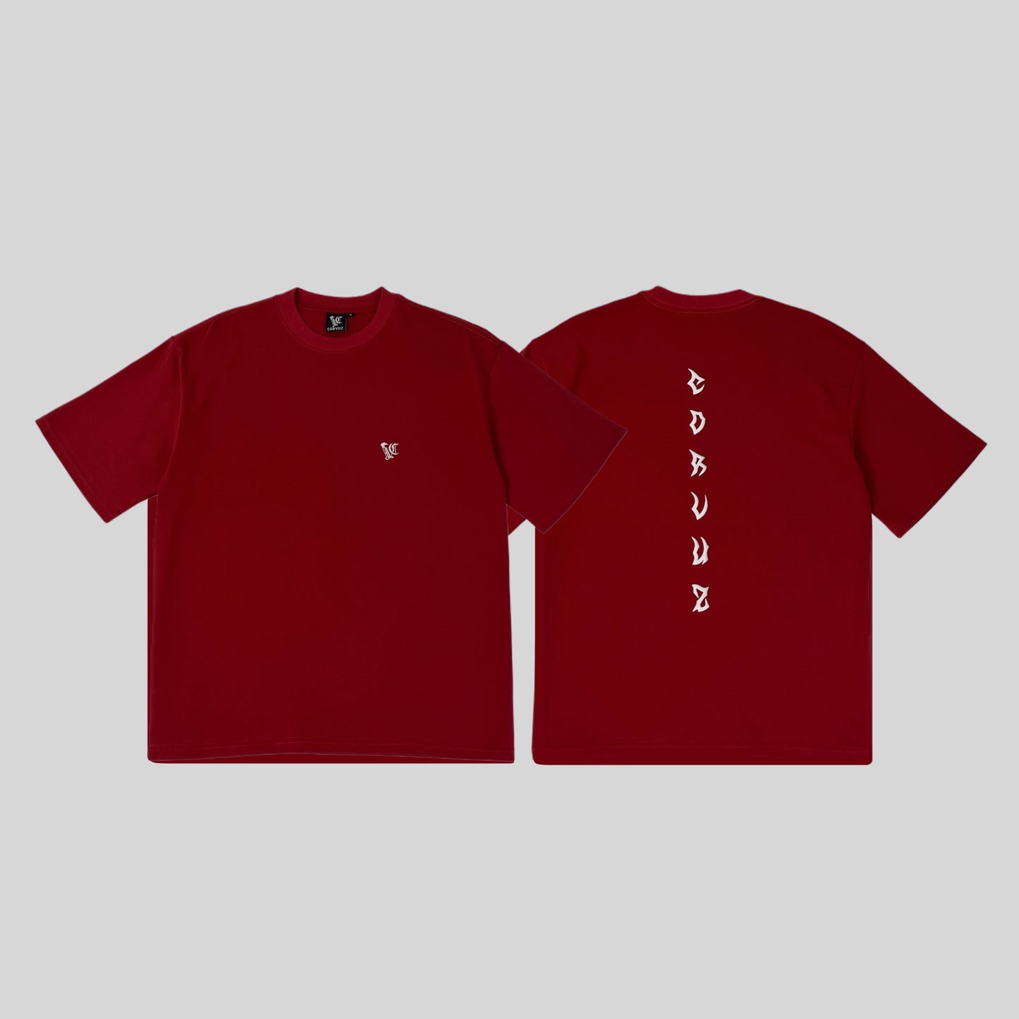 Corvuz Plain Box Tee - Red