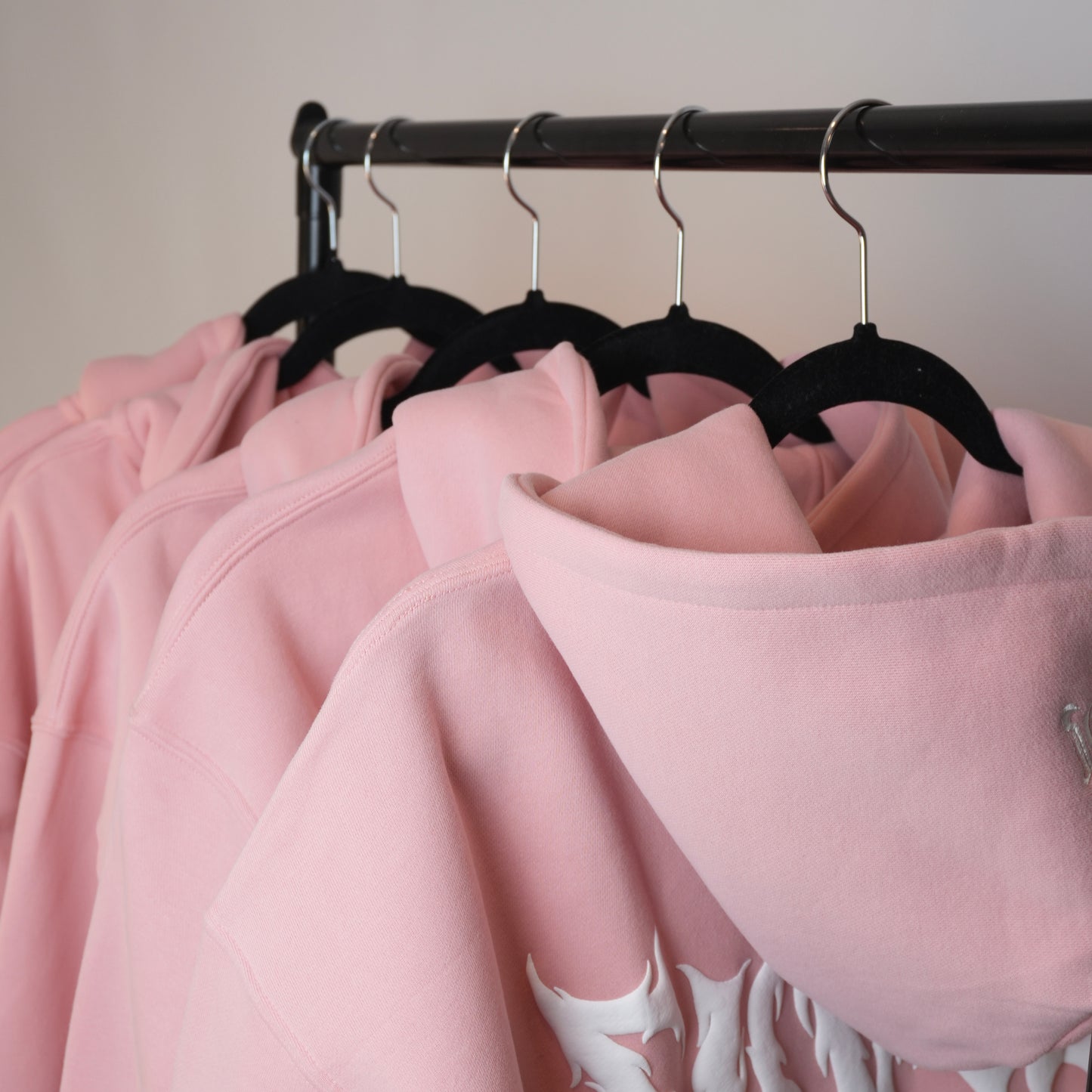 Aura Double Zip Hoodie - Flamingo