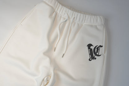 Relaxed Sweatpants - Polar White