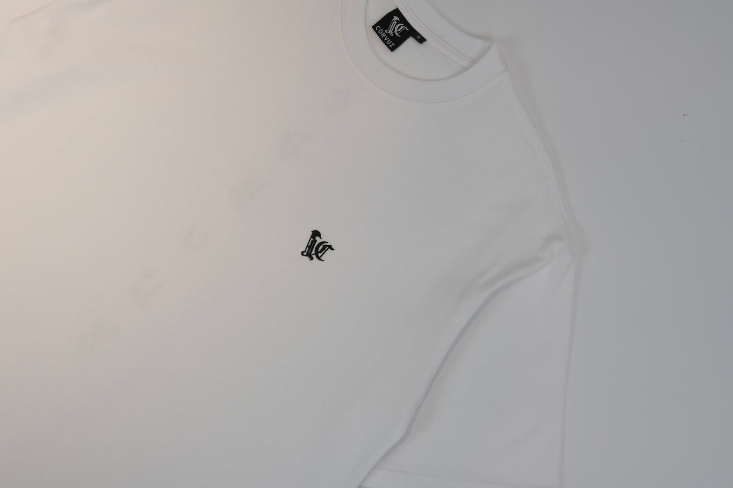 Corvuz Plain Box Tee - White