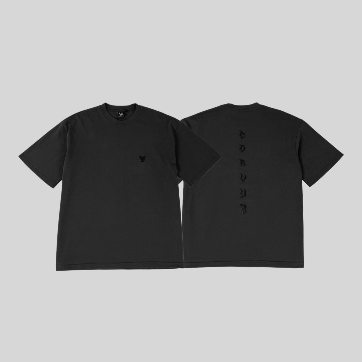 Corvuz Plain Box Tee - Grey