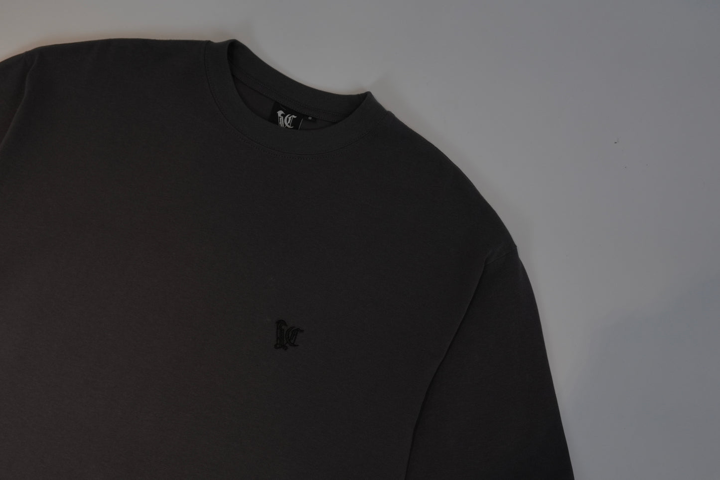 Corvuz Plain Box Tee - Grey