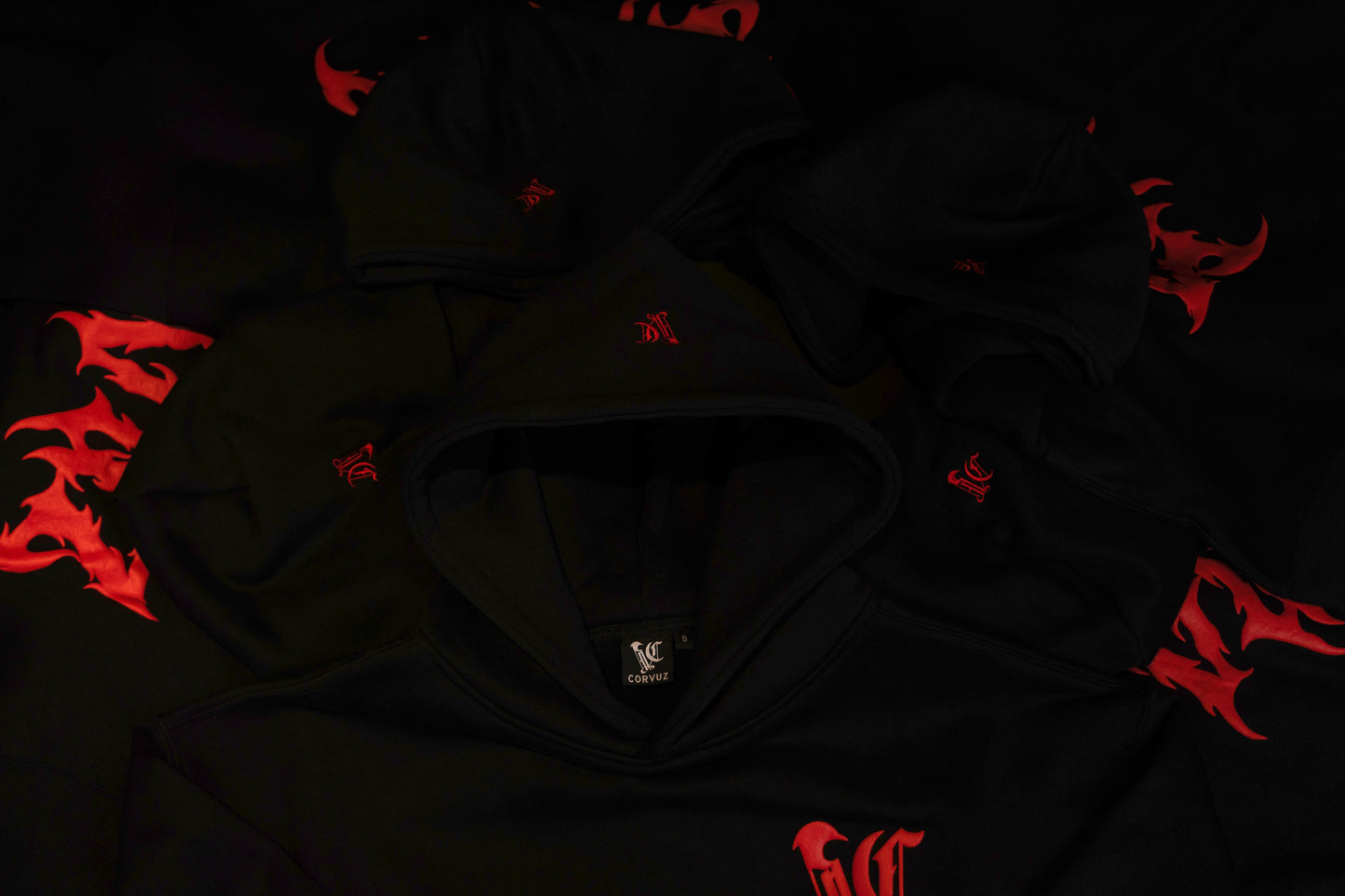 Aura Crimson Hoodie