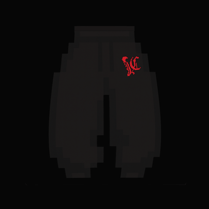 Relaxed Sweatpants - Crimson