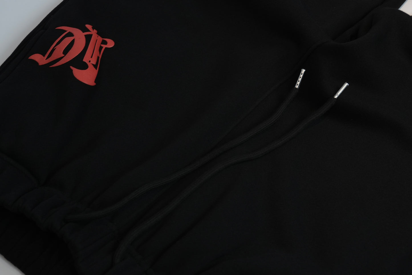 Relaxed Sweatpants - Crimson