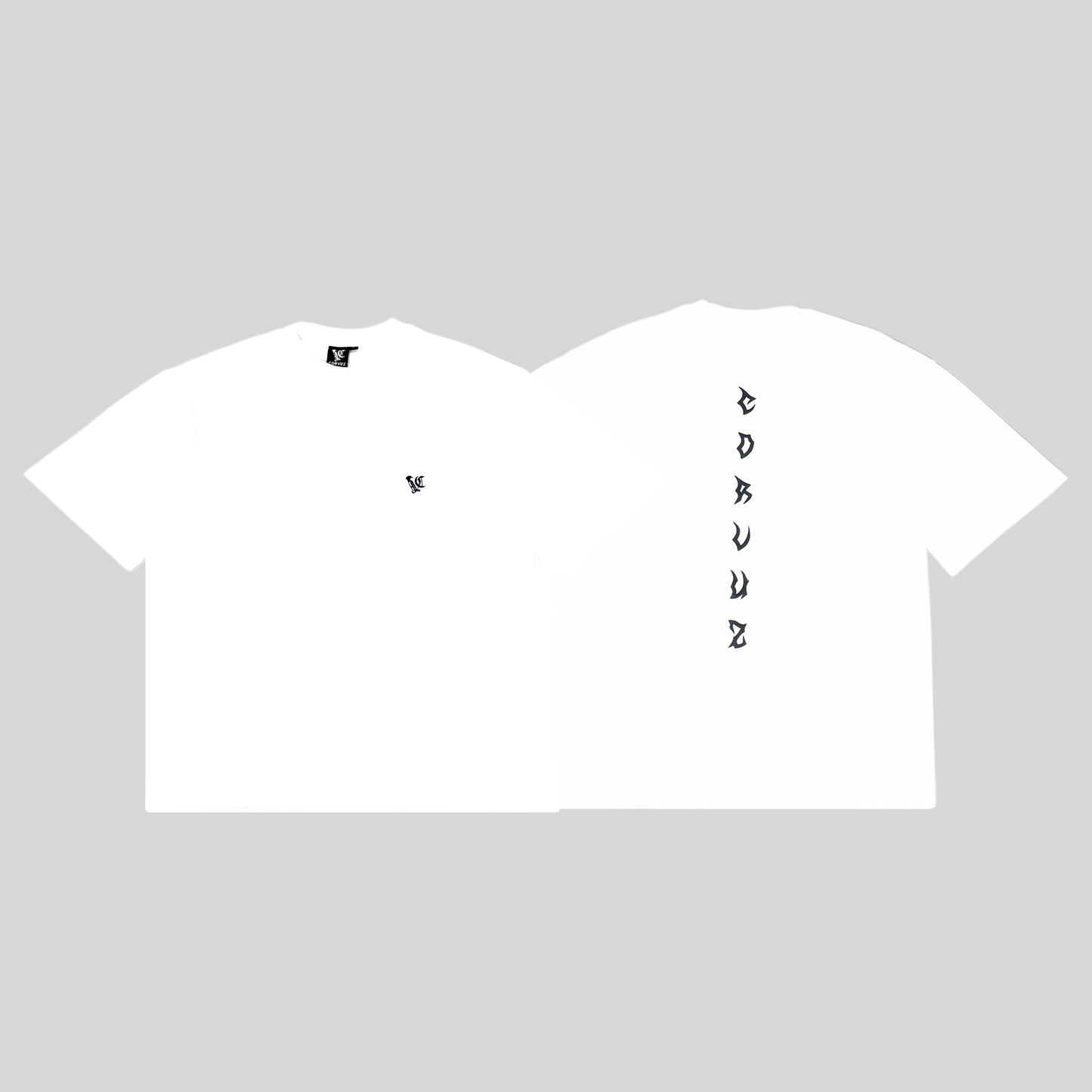Corvuz Plain Box Tee - White