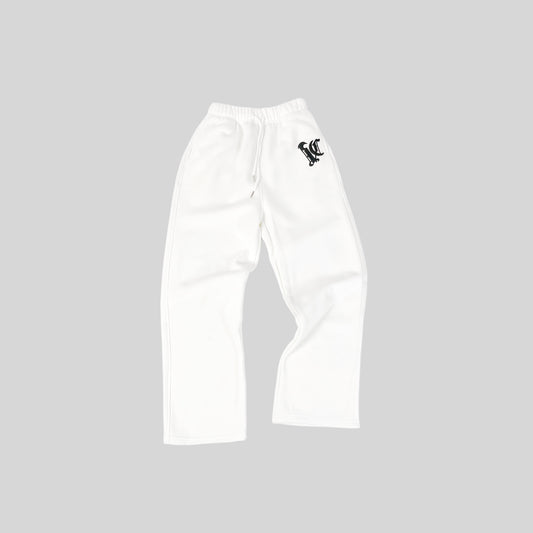 Relaxed Sweatpants - Polar White