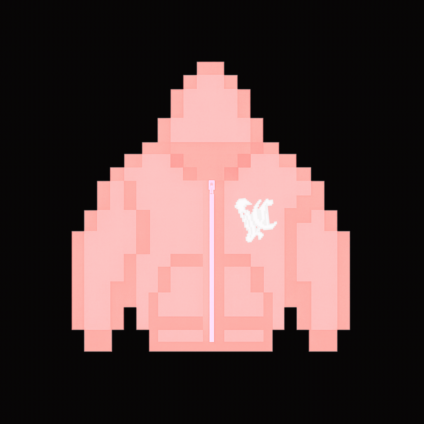 Aura Double Zip Hoodie - Flamingo